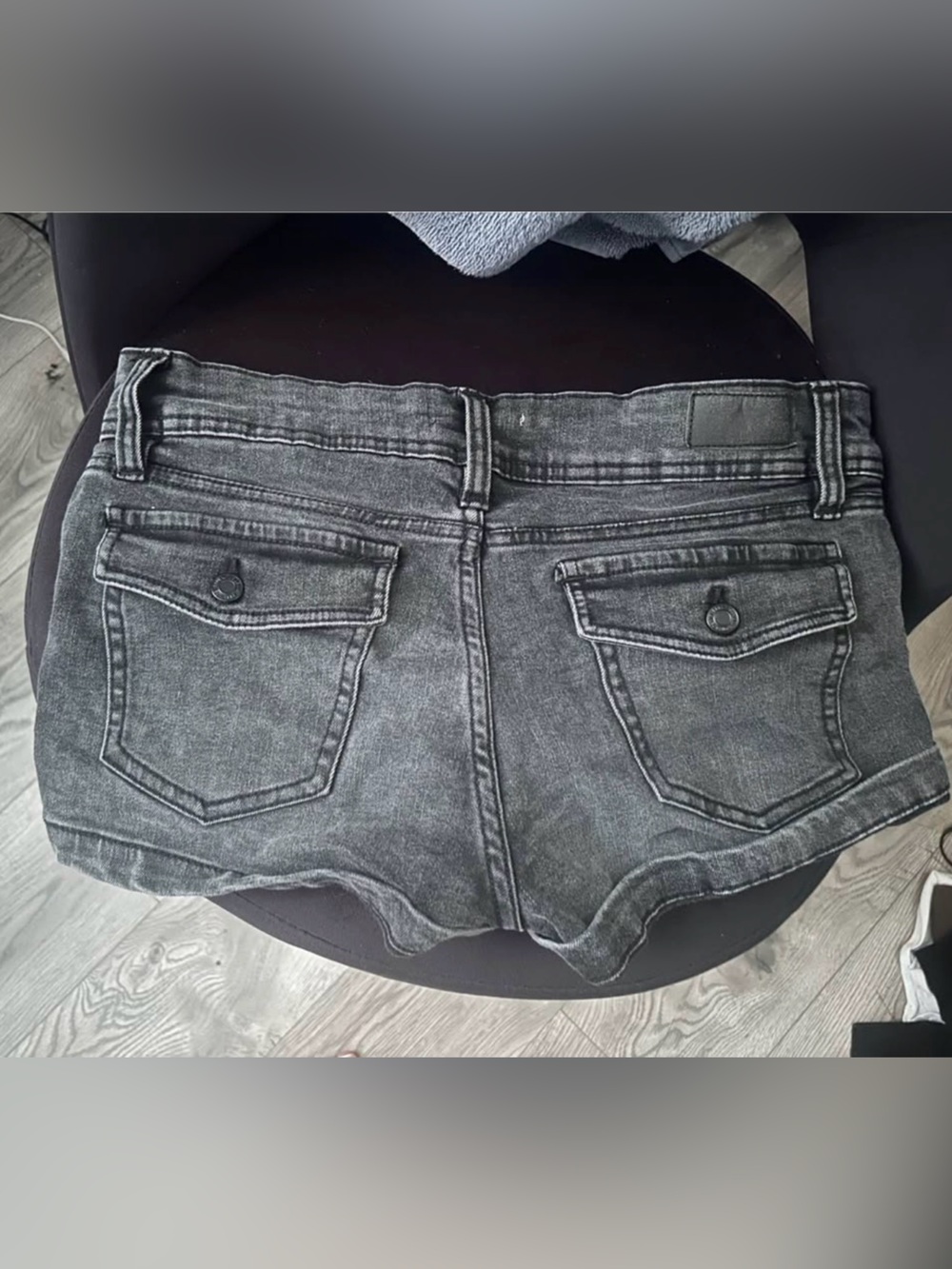 Y2K Low Rise Gray Denim Women’s Jeans Shorts
